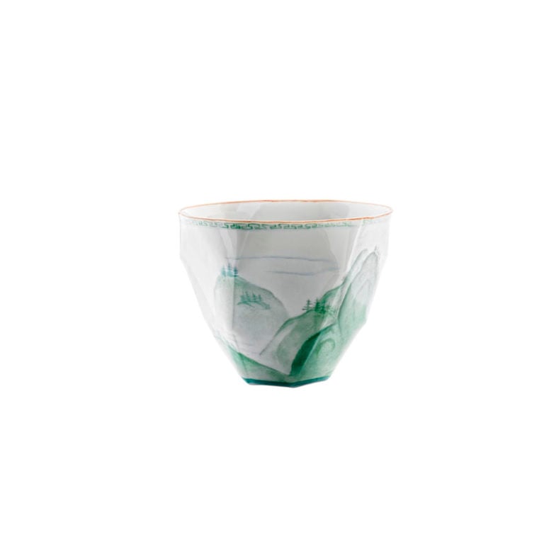 Nymphenburg Lightscape Coffee Beaker Painted Nymphenburg Lightscape Coffee Beaker Painted