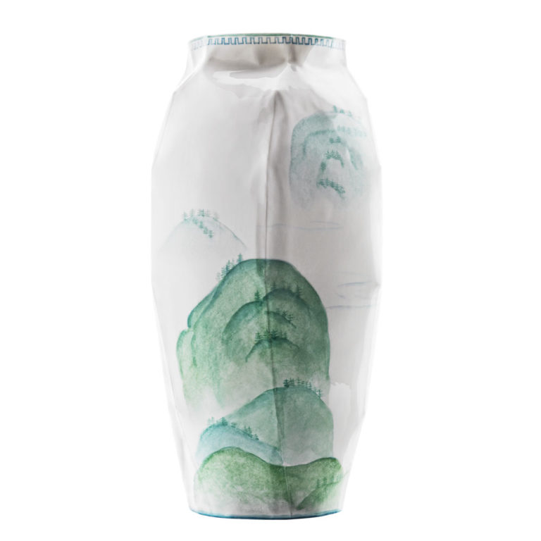 Nymphenburg Lightscape Large Painted Vase