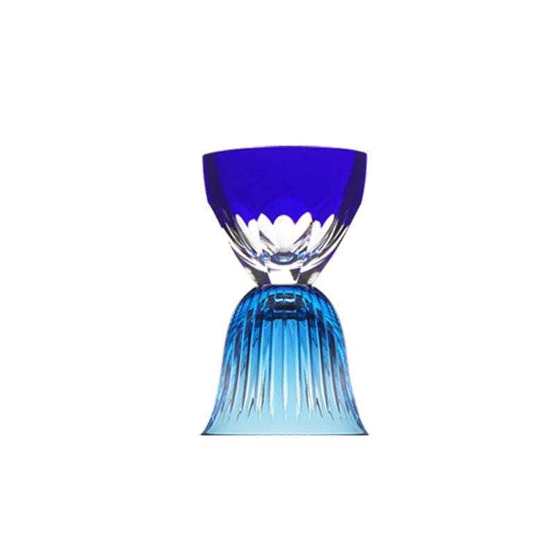 SaintLouisLesDiablesBlueTurq Saint Louis Les Endiables Blue Glass Turquoise