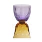 Saint Louis Endiables Bubbles Purple Amber Glass