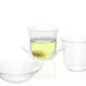 Lobmeyr Lily Tea Cup and Saucer at Kneen & Co. Designer Crystal