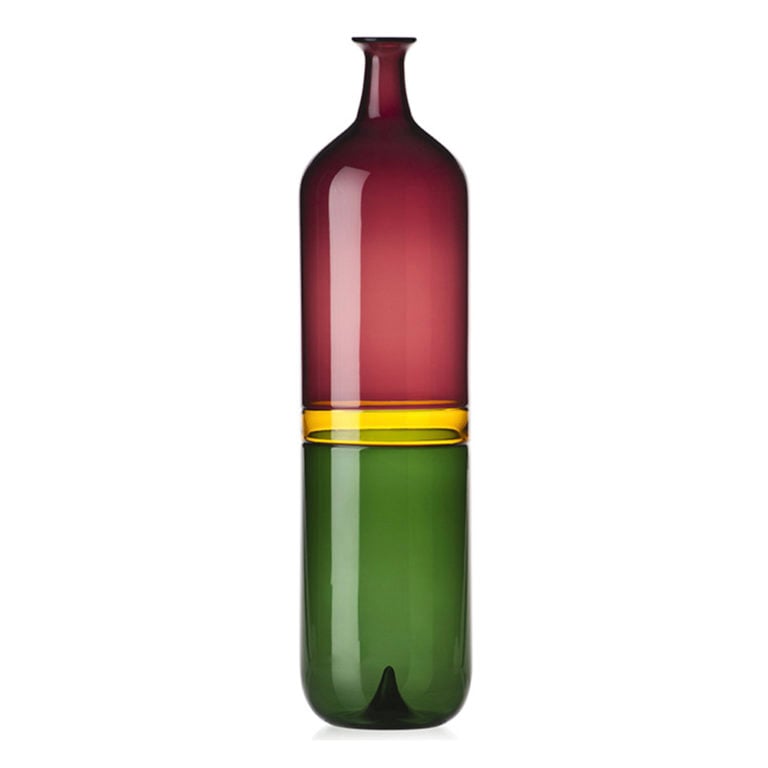 Venini Bolle Apple Green, Yellow and Violet Venini Bolle Apple Green, Yellow and Violet