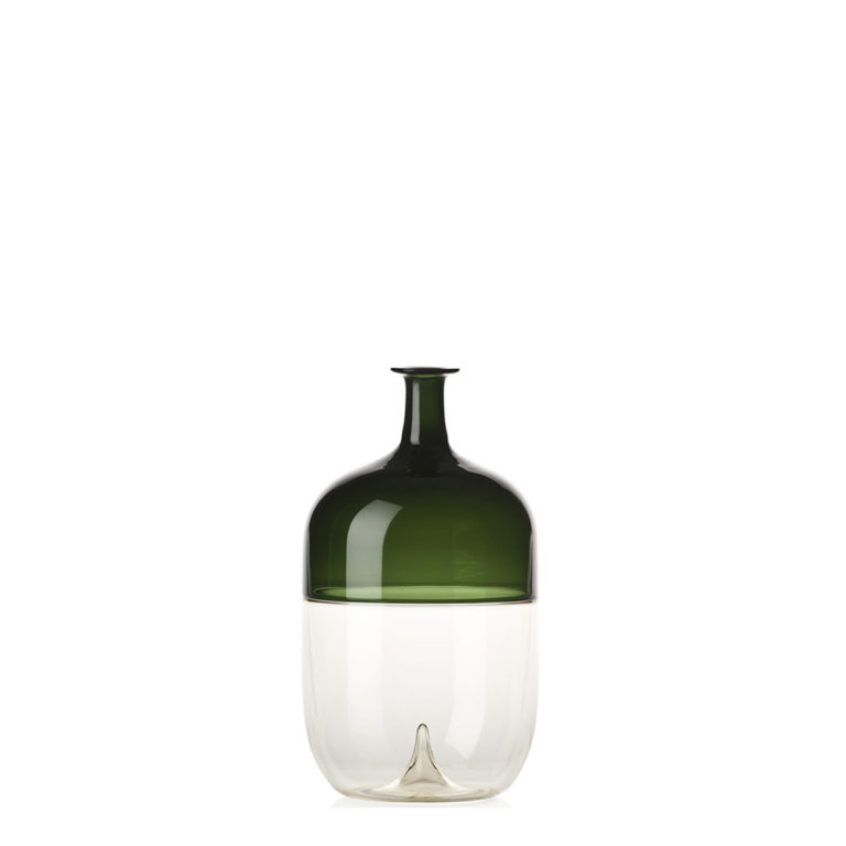 Venini Bolle Straw Yellow and Apple Green