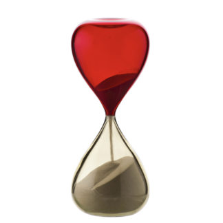 Venini Clessidre Hourglass Straw Yellow and Red
