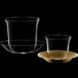 Lobmeyr Lily Tea Cup and Saucer and Espresso Cup and Saucer