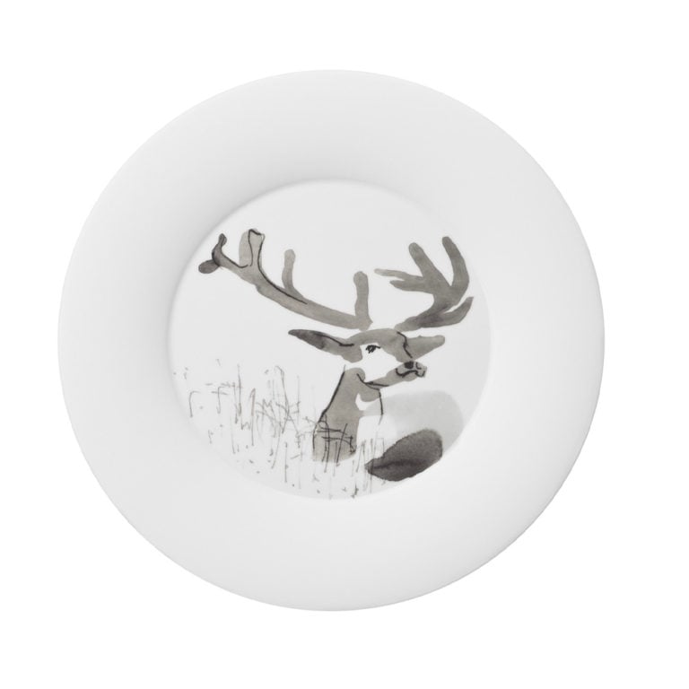 Hering Berlin Piqueur Dinner Plate Deer Hering Berlin Piqueur Dinner Plate Deer