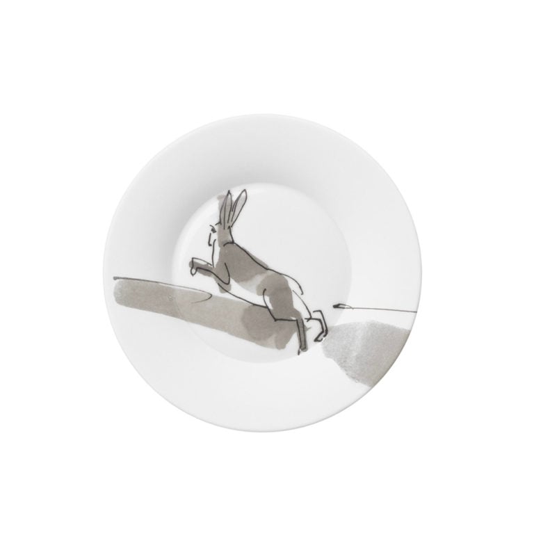 Hering Berlin Piqueur Bread Plate Hare Hering Berlin Piqueur Bread Plate Hare