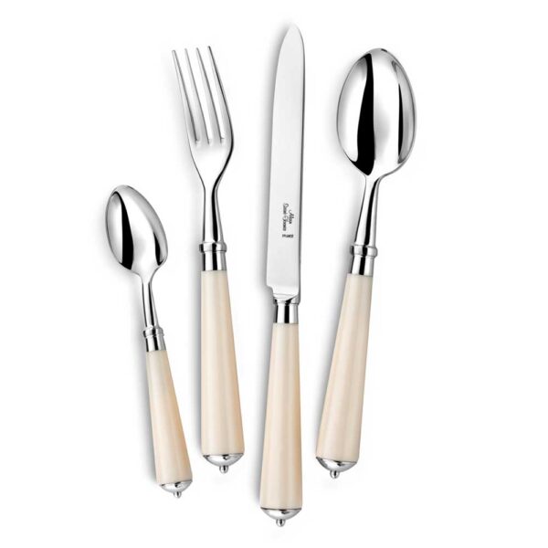 Alain Saint-Joanis Julia Ivory Stainless Steel Place Setting