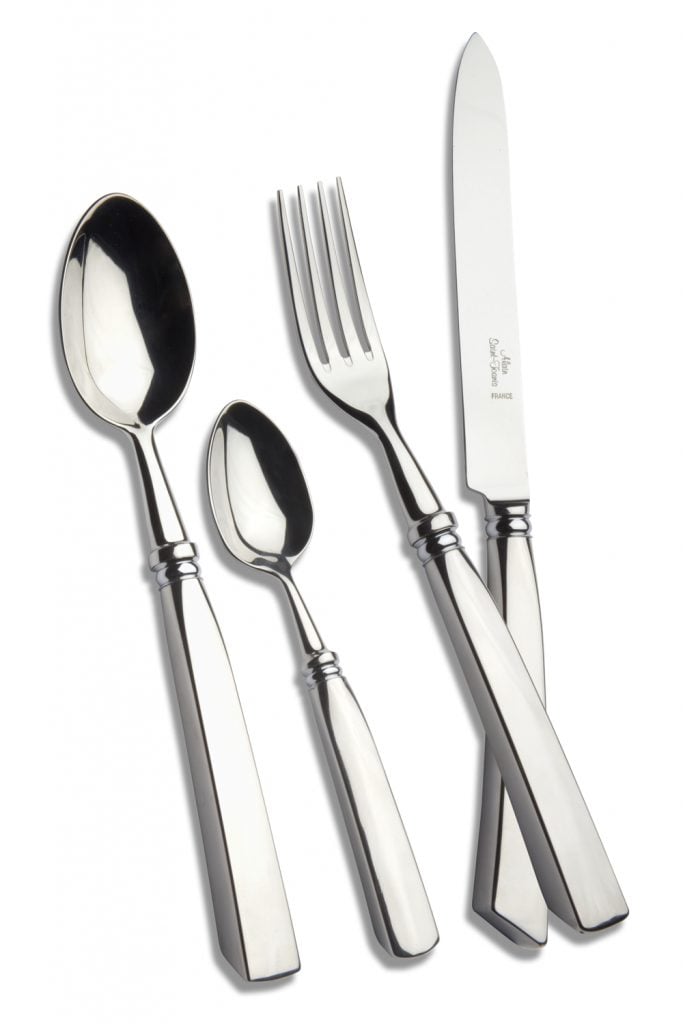 Alain Saint Joanis Monaco Inox Five Piece Place Setting Stainless Steel Alain Saint Joanis Monaco Inox Five Piece Place Setting Stainless Steel
