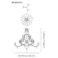 Venini Diamantei 21-Light Chandelier Amethyst Scale