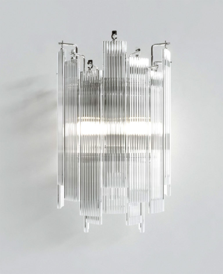 Venini Nastri Wall Sconce 1960 Mood