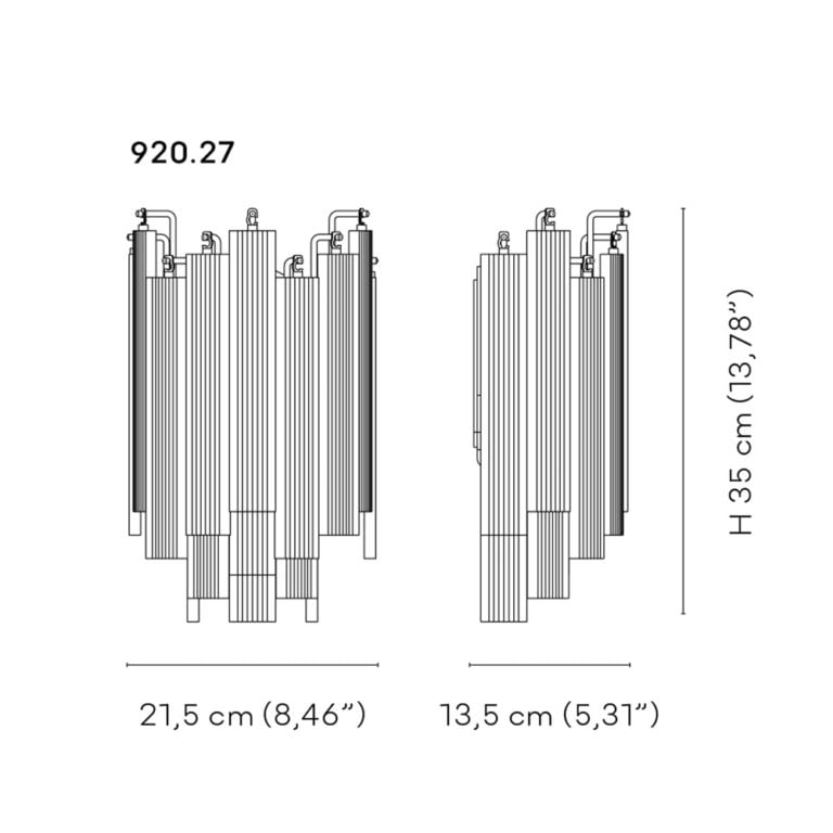Venini Nastri Wall Sconce 1960 Scale