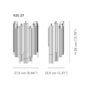 Venini Nastri Wall Sconce 1960 Scale