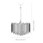 Venini Nastri Chandelier Scale