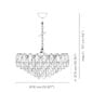 Venini Poliedri Chandelier Scale
