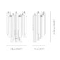 Venini Triboli Wall Sconce Scale