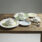 Nymphenburg Lotos Bisque Rimmed Colored Center Dinnerware
