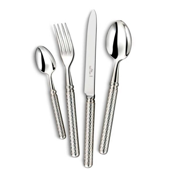 Alain Saint-Joanis Damas Silver Plated Place Setting Alain Saint-Joanis Damas Silver Plated Place Setting