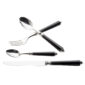 Alain Saint-Joanis Seville Black Silver Plated Place Setting