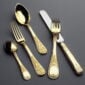 Odiot Laetitia Five Piece Place Setting Silver Gilt