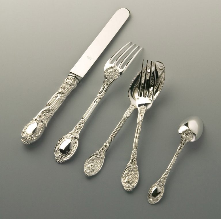 Odiot Meissonnier Five Piece Place Setting Sterling Silver