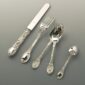 Odiot Meissonnier Five Piece Place Setting Sterling Silver