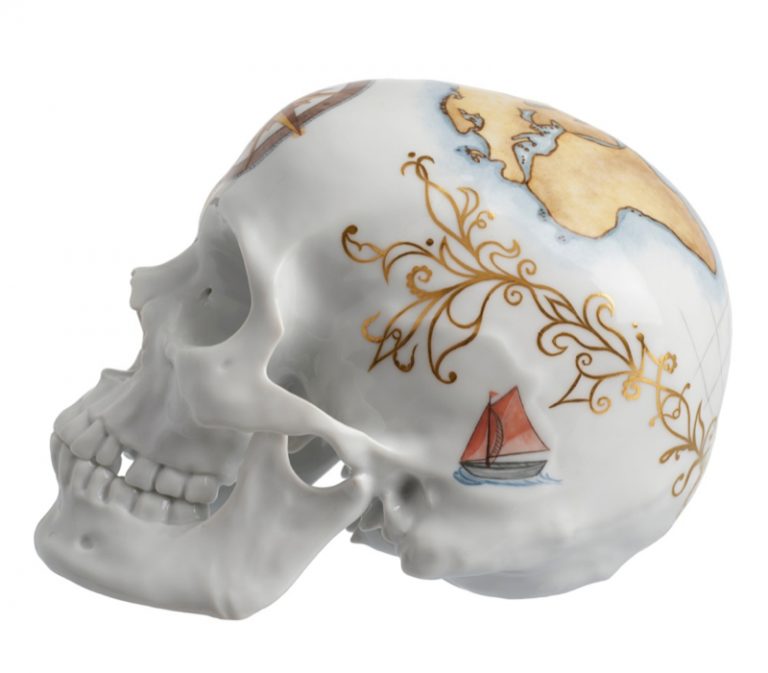 Nymphenburg Memento Mori Skull 2015 Voyage Side 2