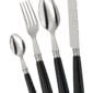 Alain Saint Anglais Black Five Piece Place Setting Stainless Steel