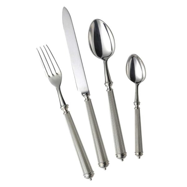 Alain Saint-Joanis Dunes Silver Plated Place Setting Alain Saint-Joanis Dunes Silver Plated Place Setting