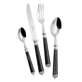 Alain Saint-Joanis Marbella Black Stainless Steel Place Setting