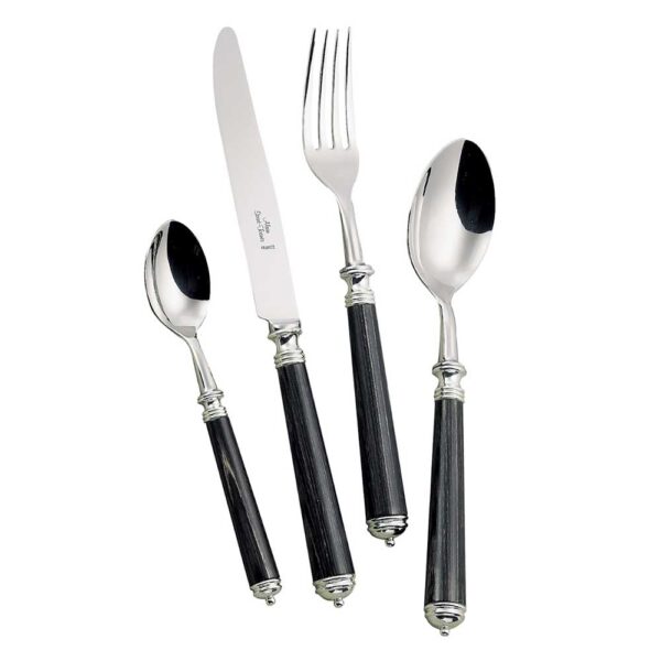 Alain Saint-Joanis Marbella Black Stainless Steel Place Setting Alain Saint-Joanis Marbella Black Stainless Steel Place Setting