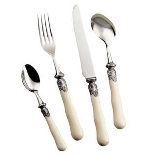 Alain Saint-Joanis Reseda Ivory Stainless Steel Place Setting