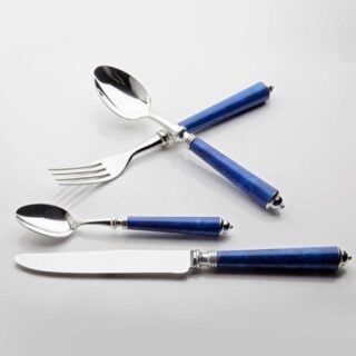 Alain Saint-Joanis Seville Blue Silver Plated Place Setting