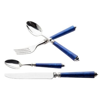 Alain Saint-Joanis Seville Blue Silver Plated Place Setting