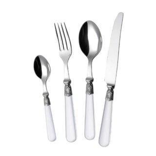 Alain Saint-Joanis Violette Crystal Stainless Steel Place Setting