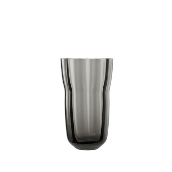 Hering Berlin Domain Smoked Flow Water Glass Large Hering Berlin Domain Smoked Flow Crystal Water Glass Large