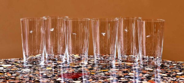 Lobmeyr No. 257 Commodore Glassware With Engraved Insect | Kneen & Co