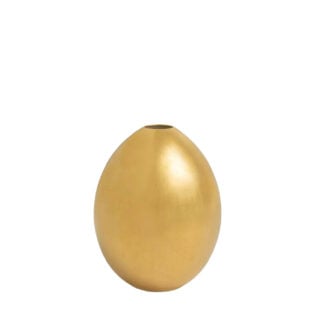Nymphenburg Goose Egg Vase Matte Gold