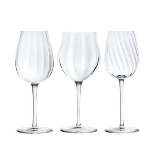 Saint-Louis Twist 1586 Set Of 3 Wine Glasses