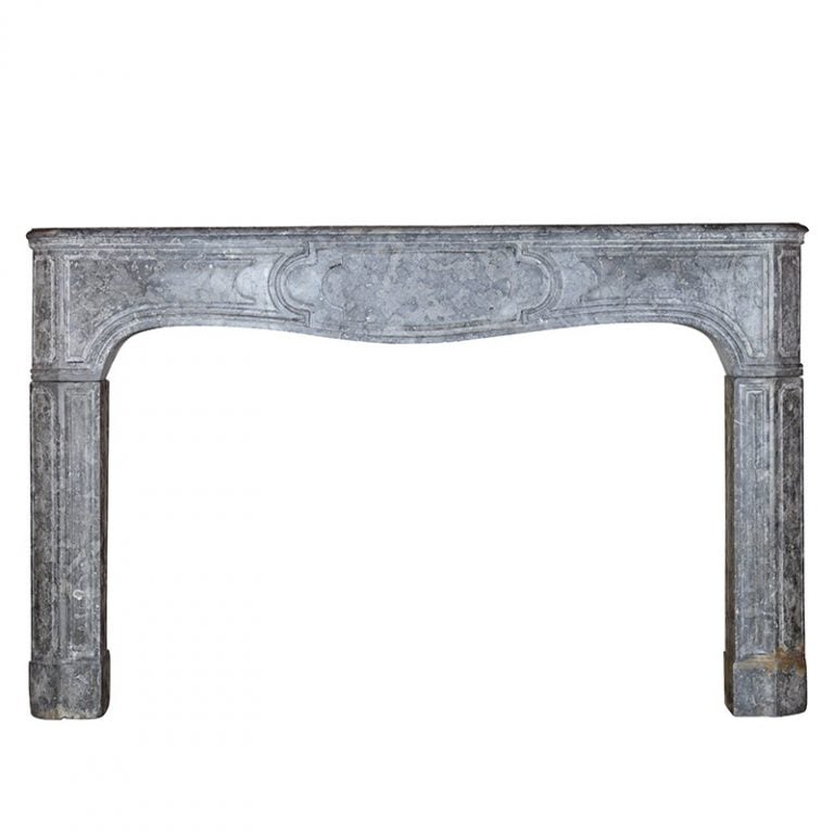 A Louis XIV Blue Gray Hardstone Fireplace Surround A Louis XIV Blue Gray Hardstone Fireplace Surround