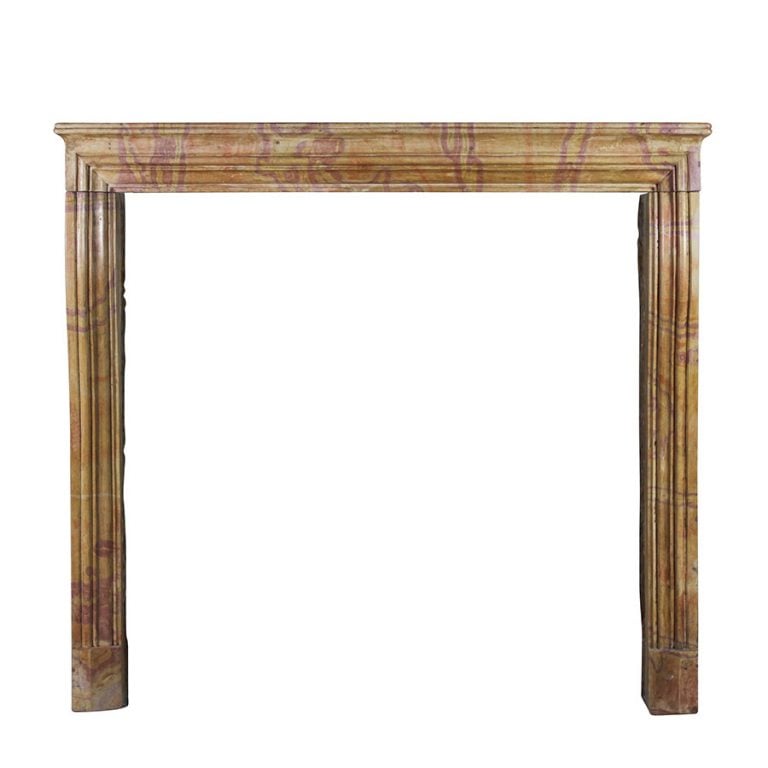 A Louis XIV Style Burgundy Hardstone Fireplace Surround A Louis XIV Style Burgundy Hardstone Fireplace Surround