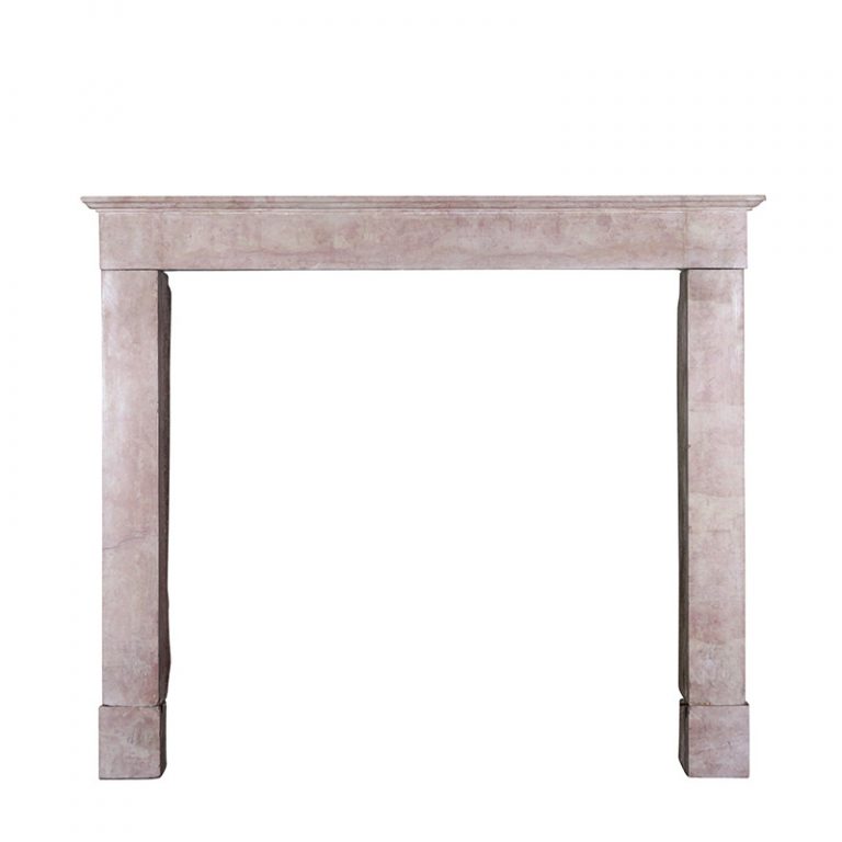 A Mid 20th Century Rose Liseron Marblestone Fireplace Surround A Mid 20th Century Rose Liseron Marblestone Fireplace Surround