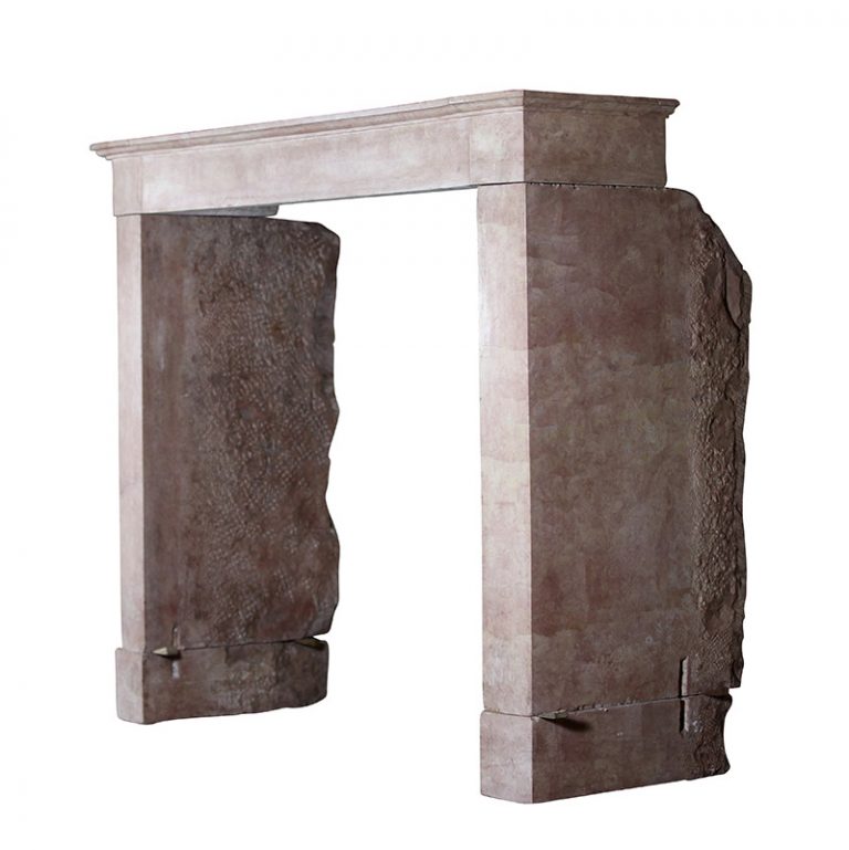 A Mid 20th Century Rose Liseron Marblestone Fireplace Surround 2 A Mid 20th Century Rose Liseron Marblestone Fireplace Surround 2