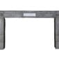 A Louis XVI Gray Hardstone Fireplace Surround