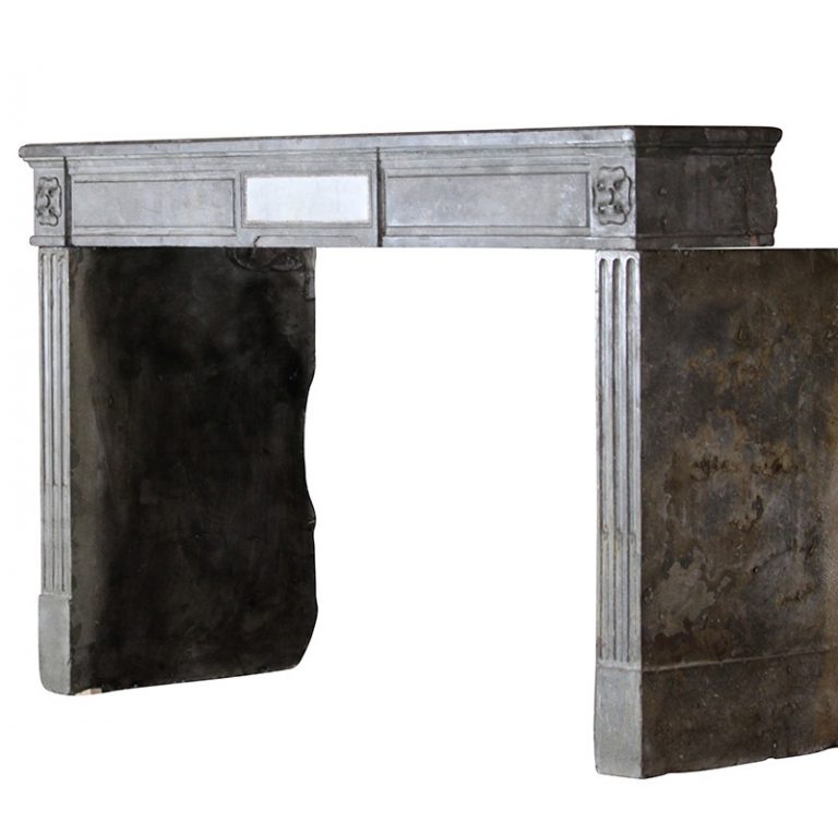 A Louis XVI Gray Hardstone Fireplace Surround 2 A Louis XVI Gray Hardstone Fireplace Surround 2