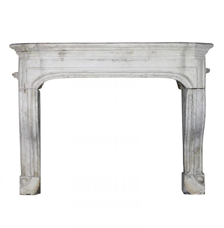 A Louis XIV Limestone Fireplace Surround no. 3062
