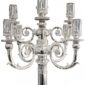 Robbe & Berking Empire Sterling Silver 9 Light Candelabra Close Up