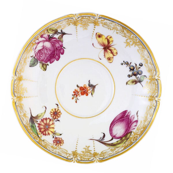 Nymphenburg Cumberland Tea Saucer Nymphenburg Cumberland Tea Saucer