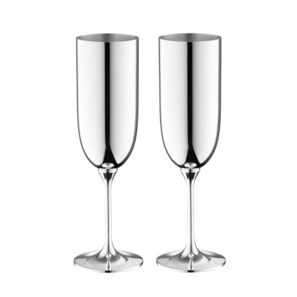 Robbe & Berking Silver Plated Champagne Flute | Kneen & Co