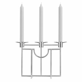 Robbe & Berking Sphinx 3 Light Candelabra with Candles